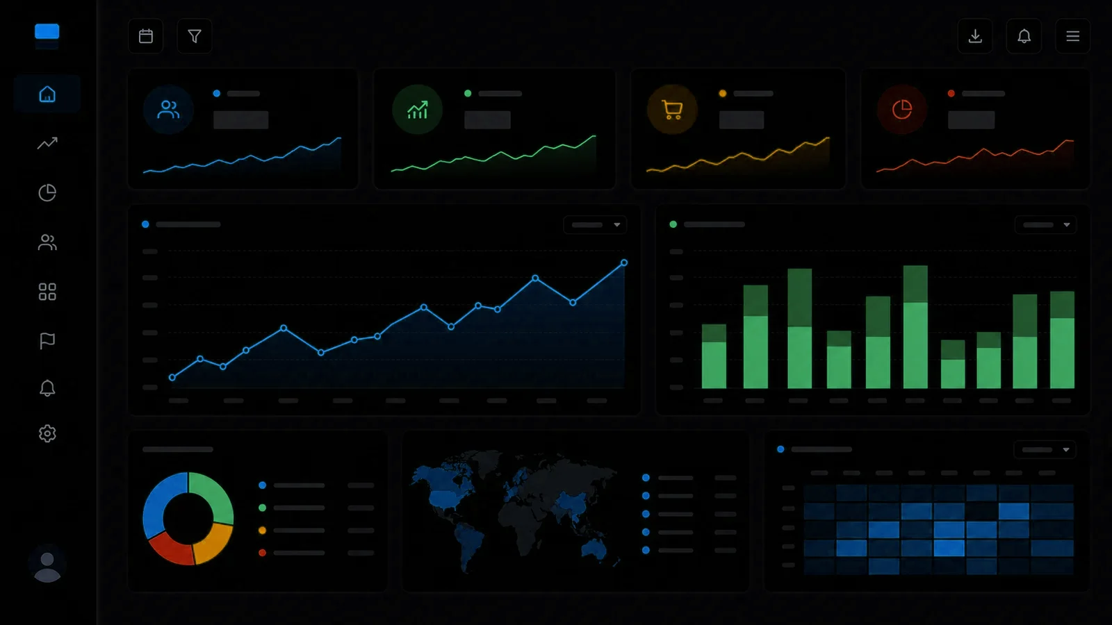 Dashboard Dark Mode Conversion - After