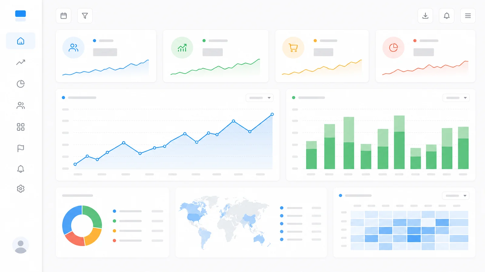 Dashboard Dark Mode Conversion - Before